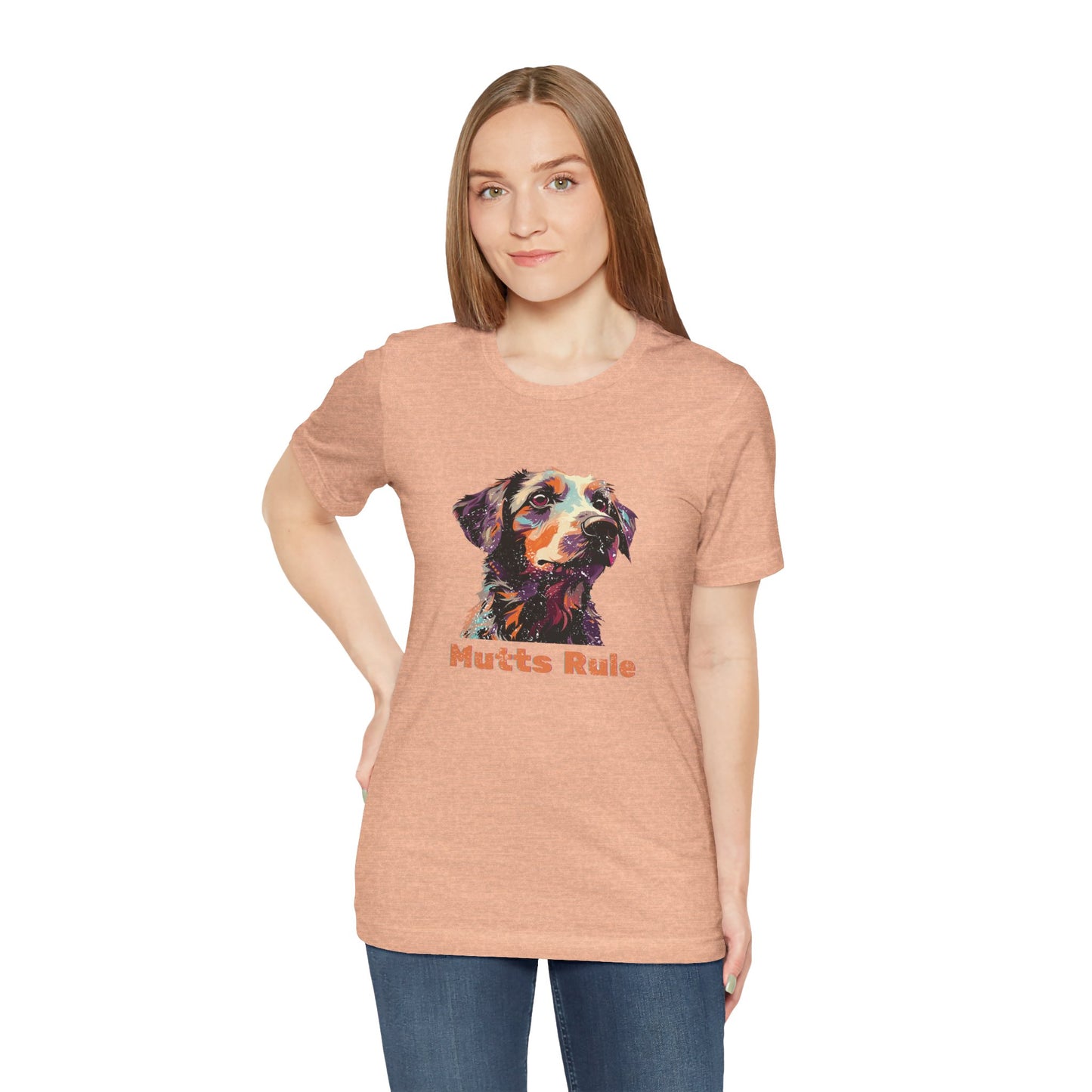 Mutts Color Splash - Unisex Jersey Short Sleeve Tee