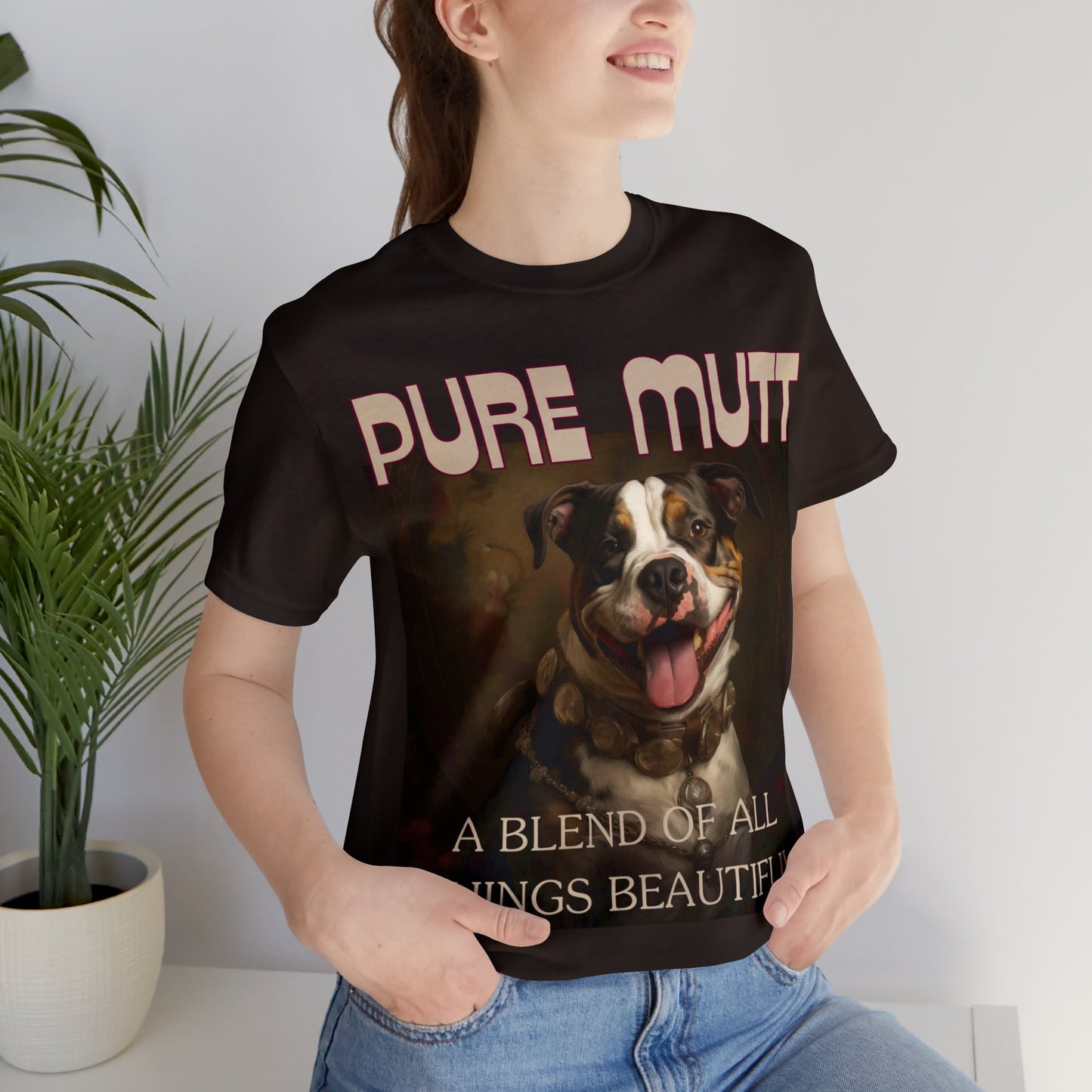 Pure Mutt A Blend of All Things Beautiful - Unisex Jersey Short Sleeve Tee