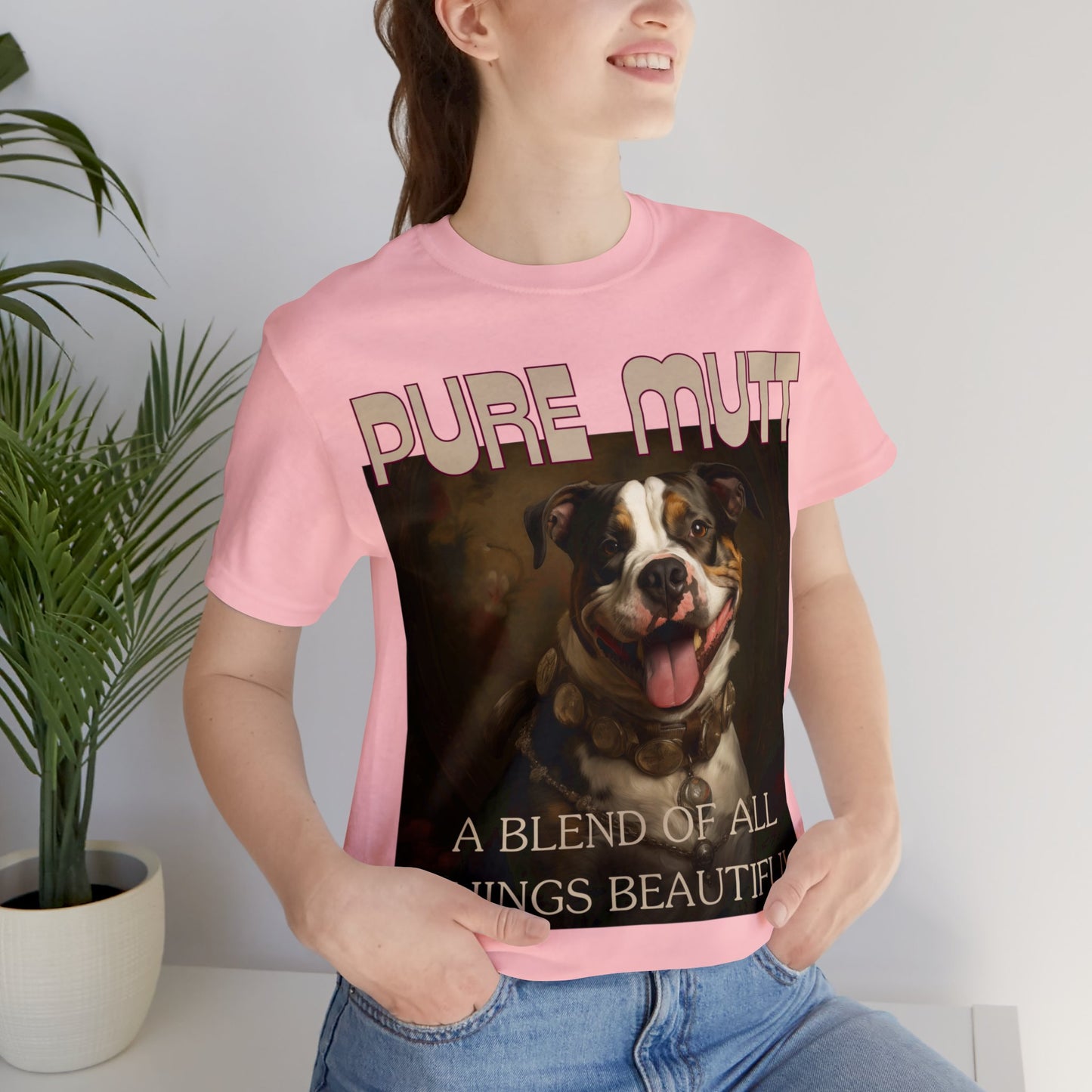 Pure Mutt A Blend of All Things Beautiful - Unisex Jersey Short Sleeve Tee