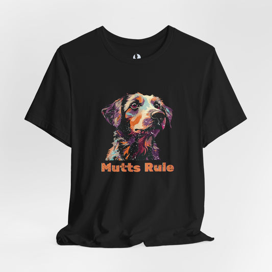 Mutts Color Splash - Unisex Jersey Short Sleeve Tee