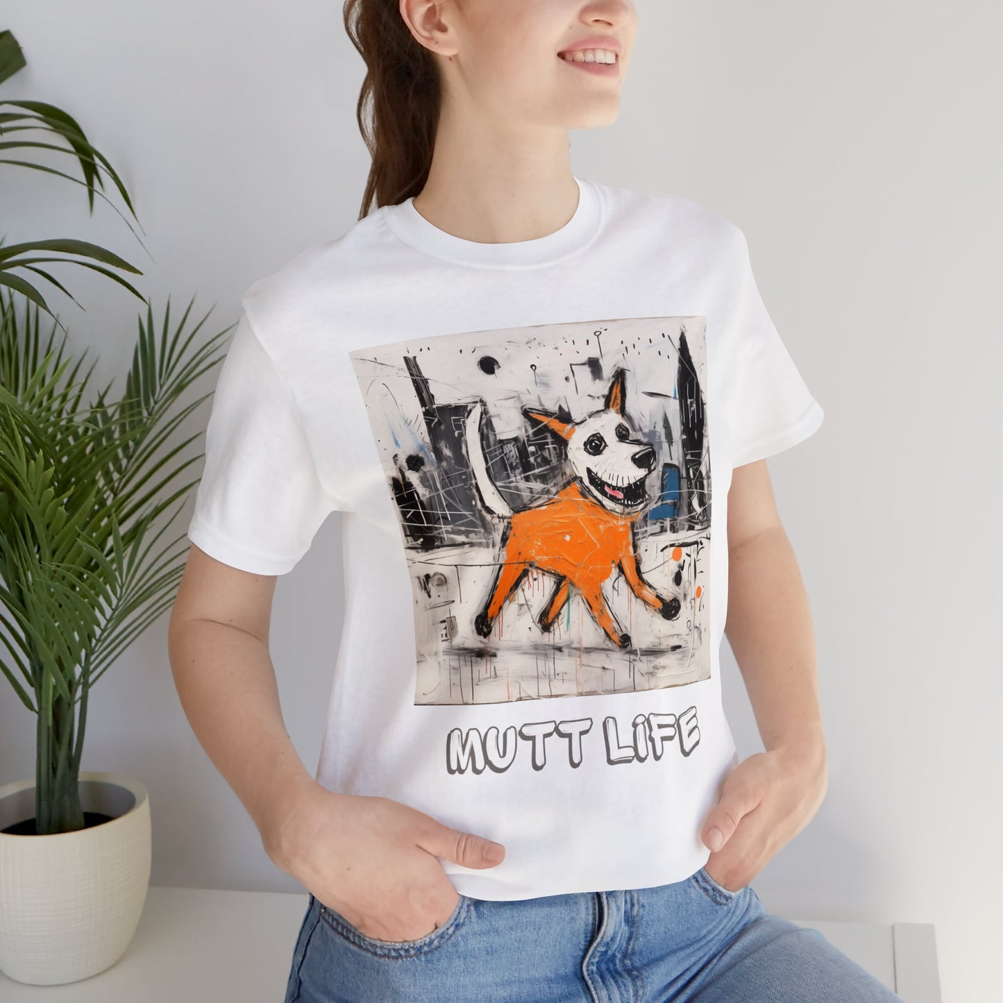 Mutt Life - Unisex Jersey Short Sleeve Tee