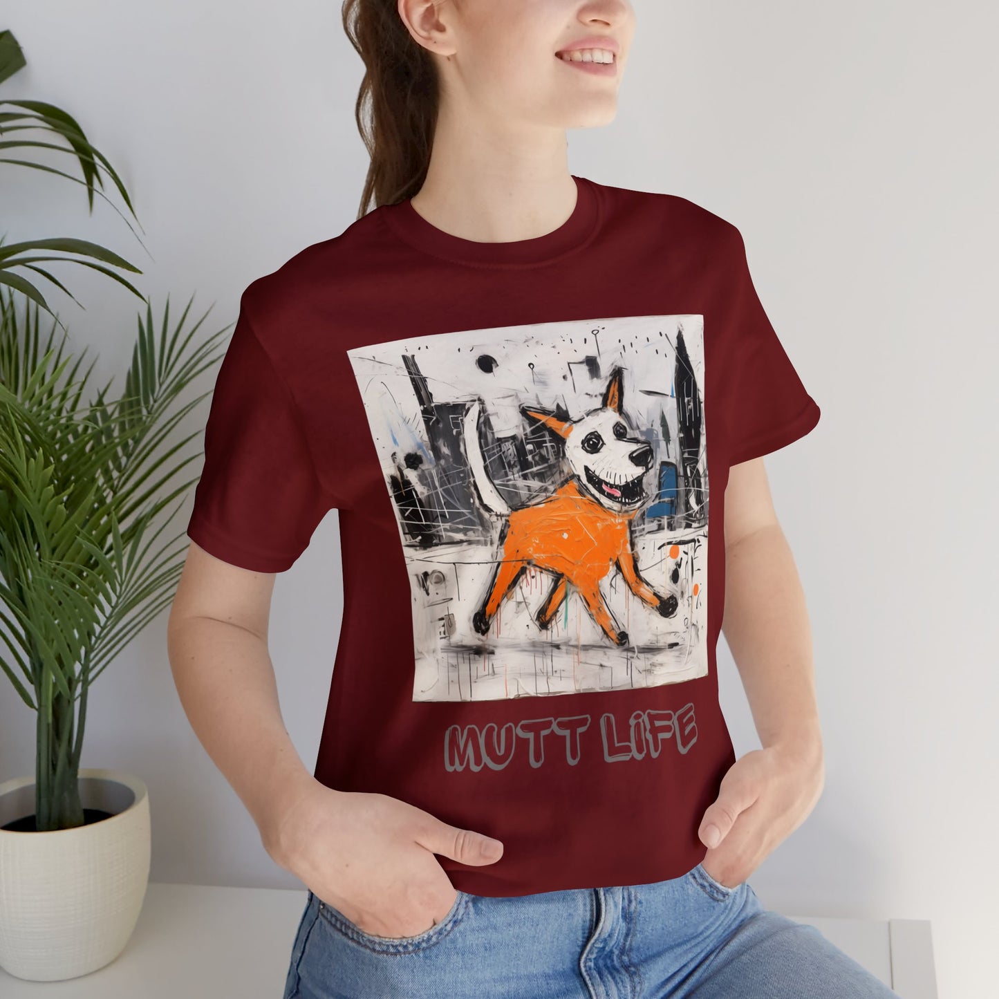 Mutt Life - Unisex Jersey Short Sleeve Tee