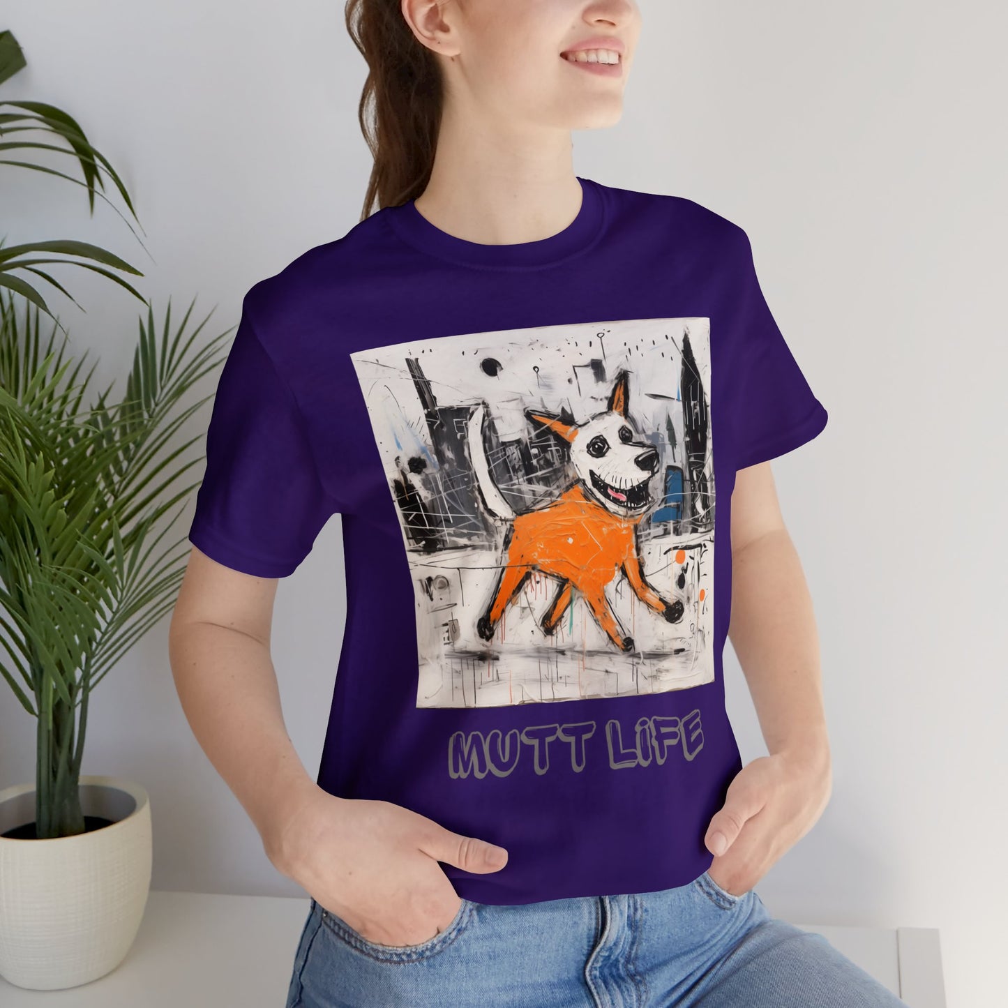 Mutt Life - Unisex Jersey Short Sleeve Tee