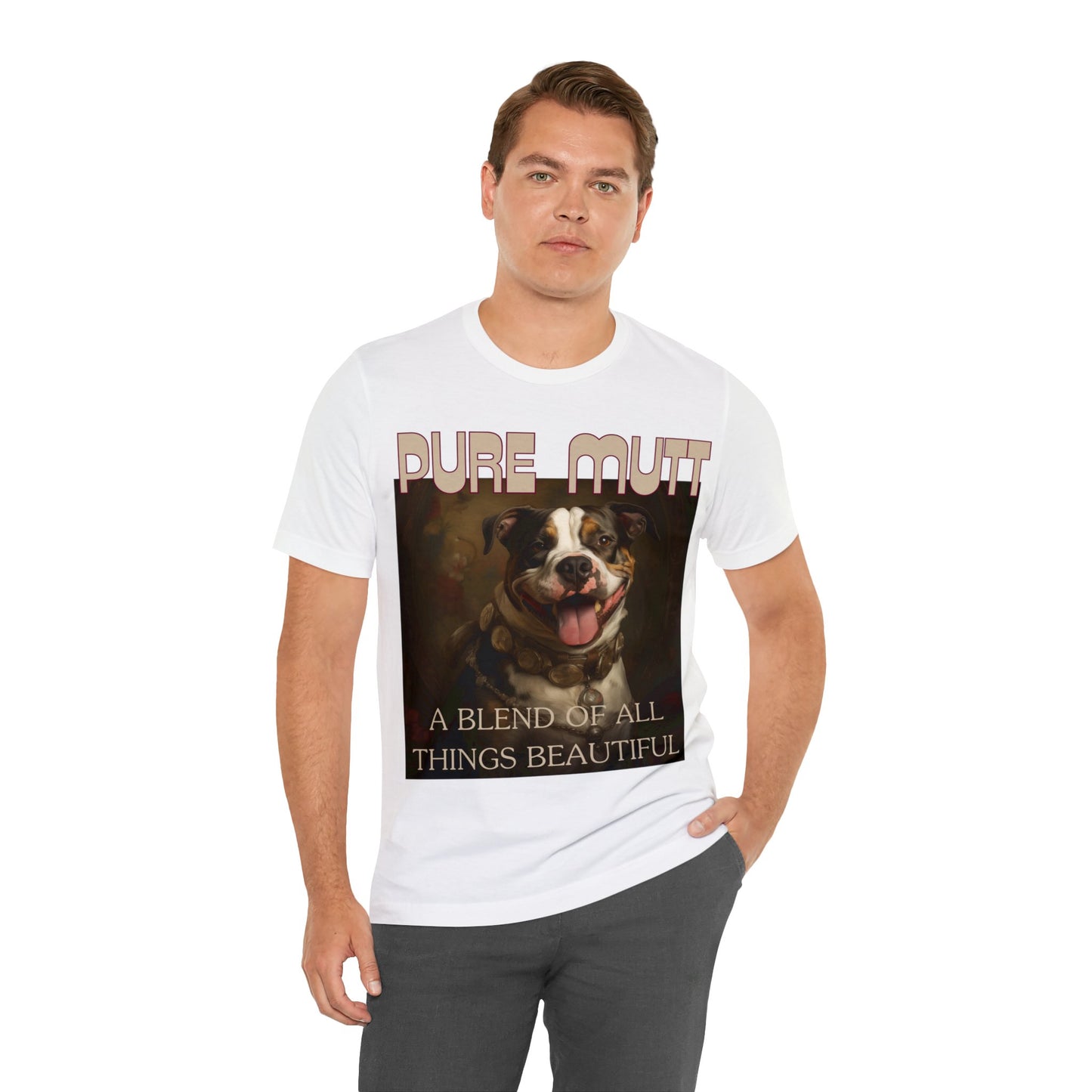 Pure Mutt A Blend of All Things Beautiful - Unisex Jersey Short Sleeve Tee