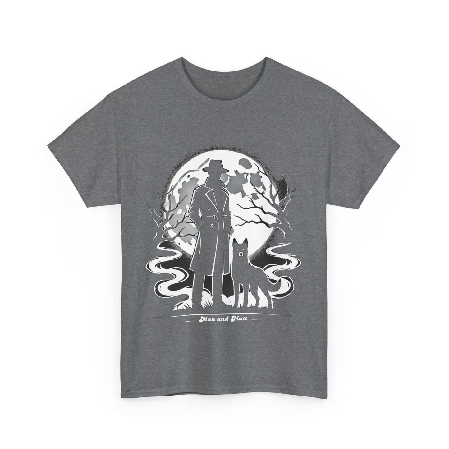 Man and Mutt Halloween Moon Tee