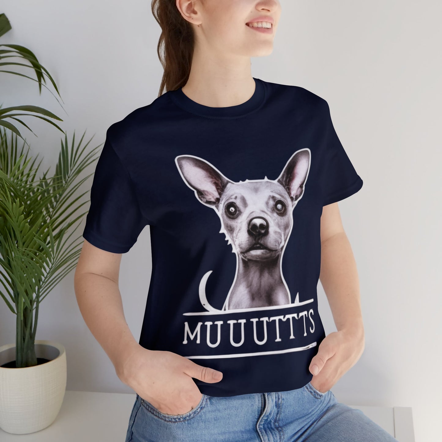 Muuuttts - Chihuahua Mutt Mischief - Unisex Jersey Short Sleeve Tee {Dog owner gift!}