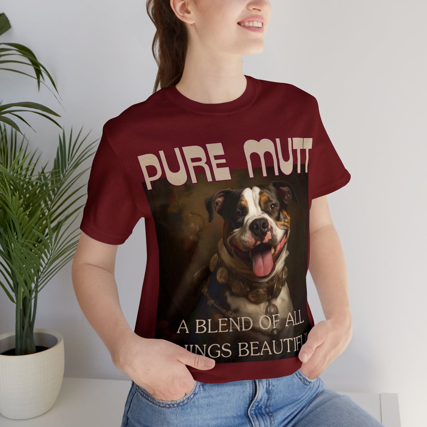 Pure Mutt A Blend of All Things Beautiful - Unisex Jersey Short Sleeve Tee