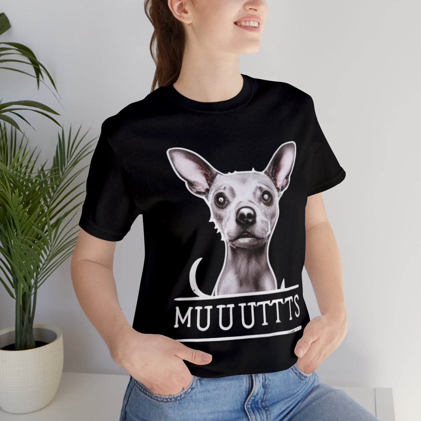 Muuuttts - Chihuahua Mutt Mischief - Unisex Jersey Short Sleeve Tee {Dog owner gift!}