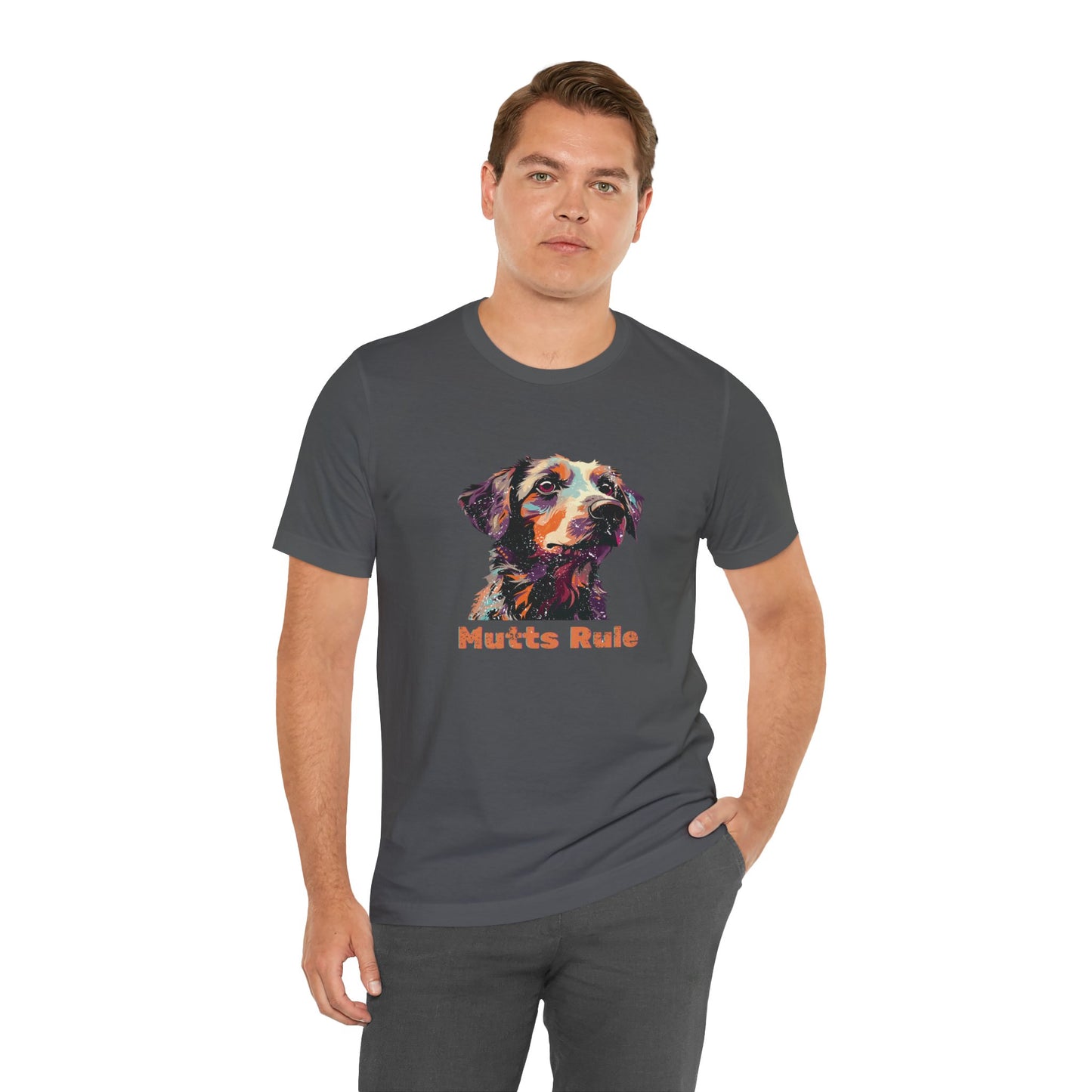 Mutts Color Splash - Unisex Jersey Short Sleeve Tee