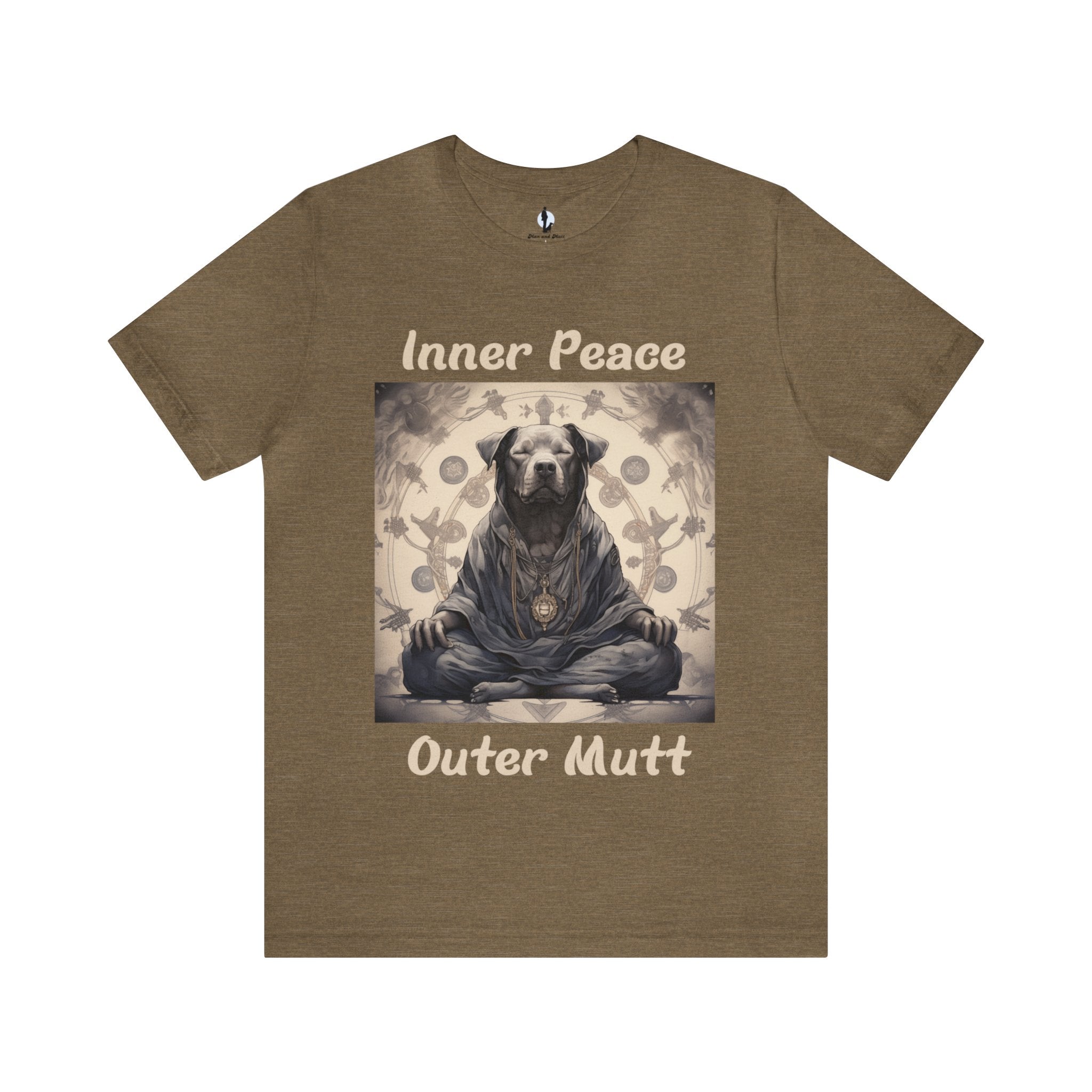 Inner Peace Outer Mutt - Unisex Jersey Short Sleeve Tee – Man and Mutt