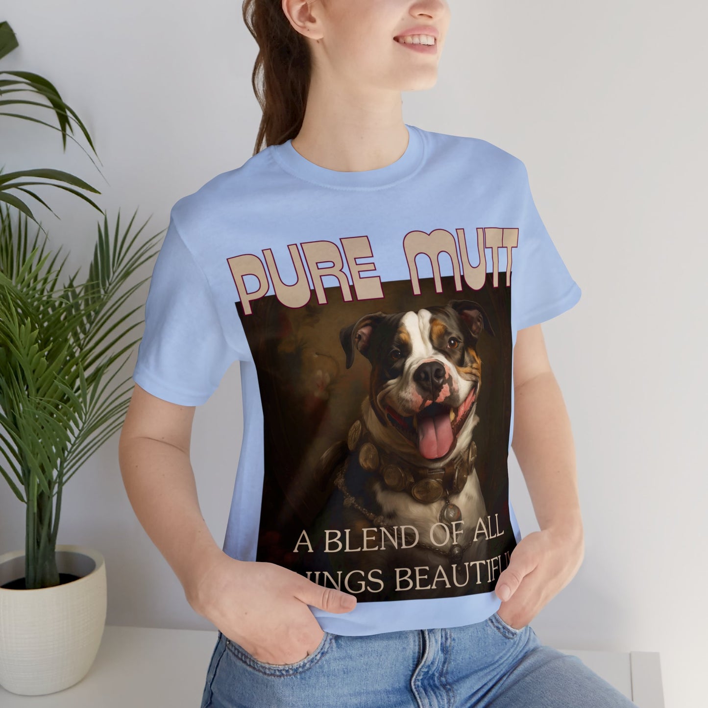 Pure Mutt A Blend of All Things Beautiful - Unisex Jersey Short Sleeve Tee