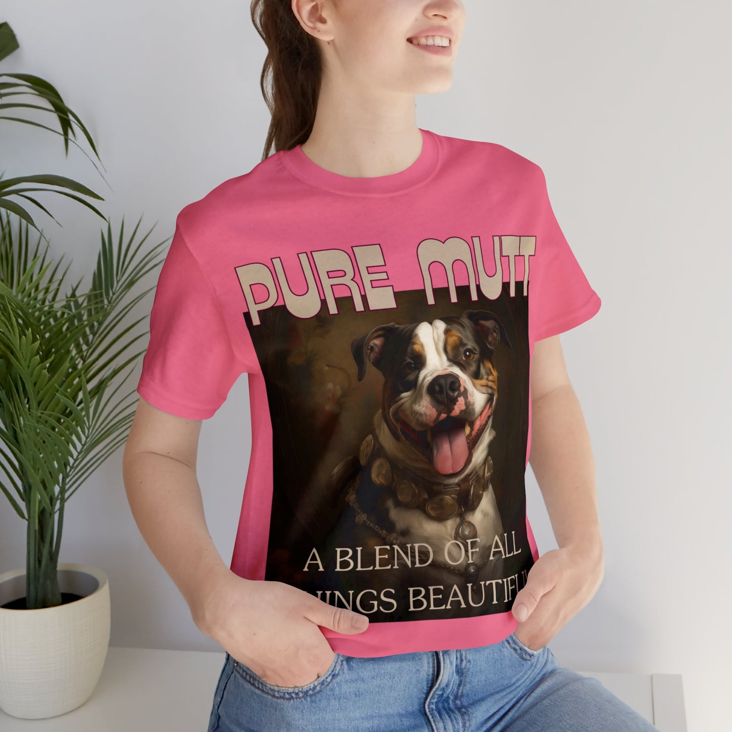 Pure Mutt A Blend of All Things Beautiful - Unisex Jersey Short Sleeve Tee