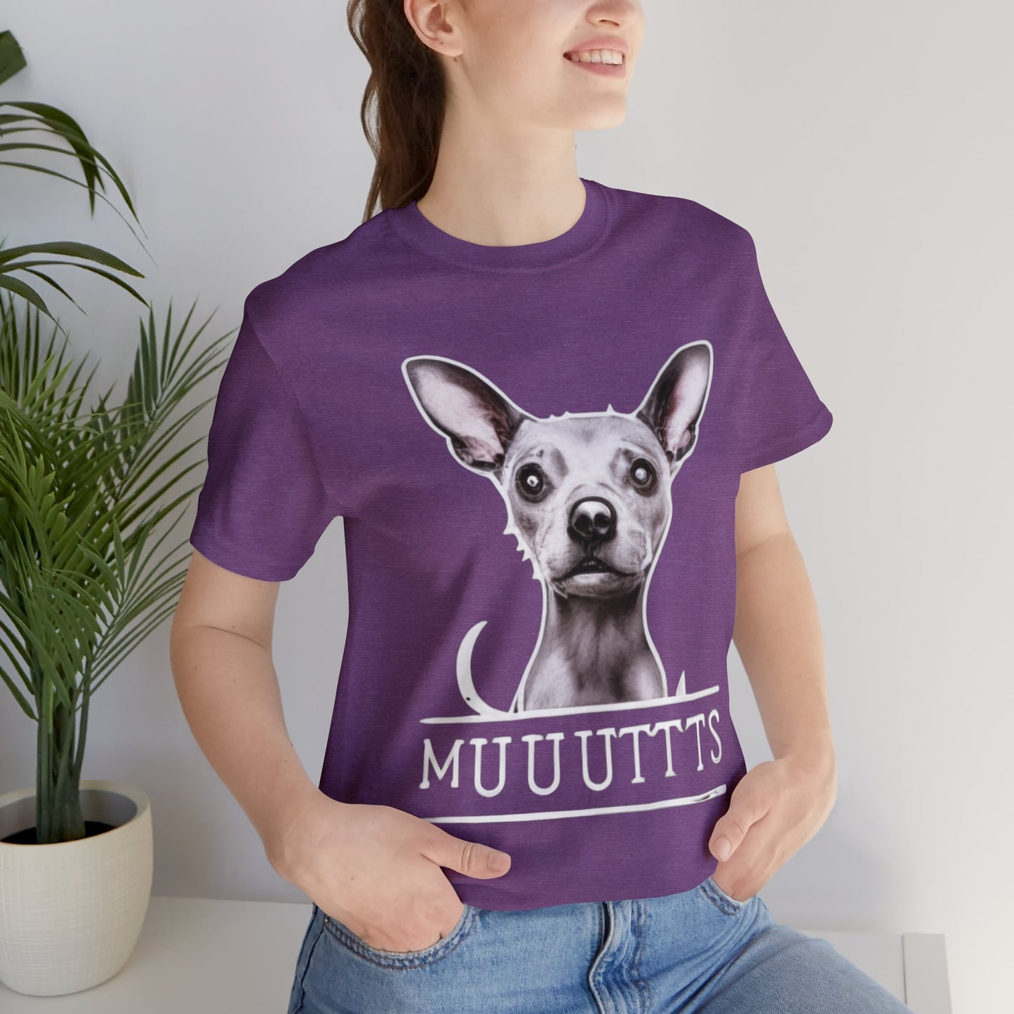 Muuuttts - Chihuahua Mutt Mischief - Unisex Jersey Short Sleeve Tee {Dog owner gift!}