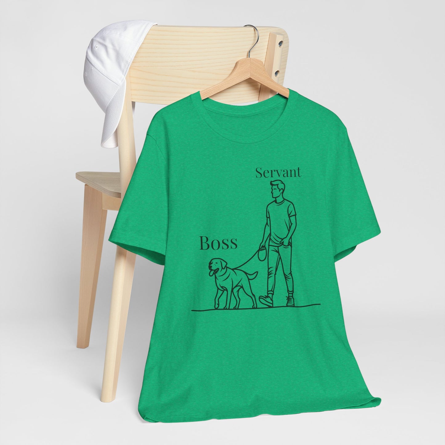 Boss and Servant Male - Unisex Jersey Short Sleeve Tee