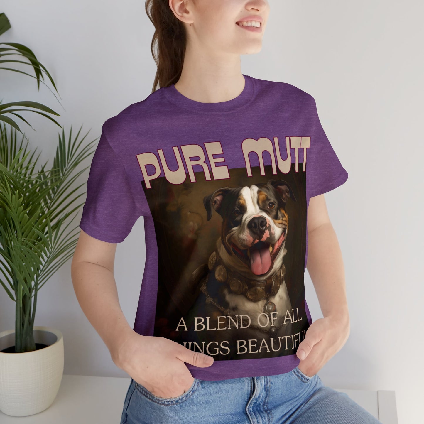 Pure Mutt A Blend of All Things Beautiful - Unisex Jersey Short Sleeve Tee