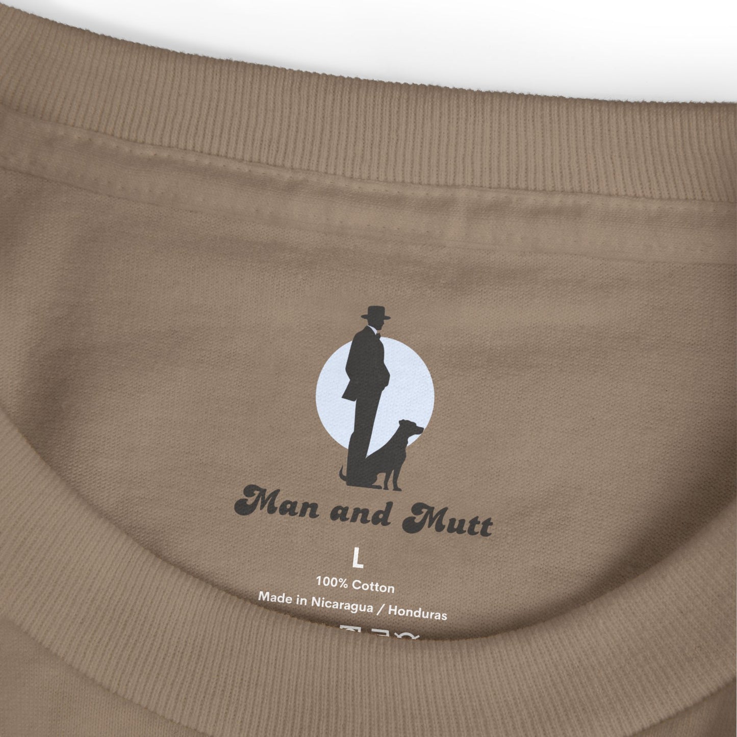 The Man And Mutt Logo Signature Tee