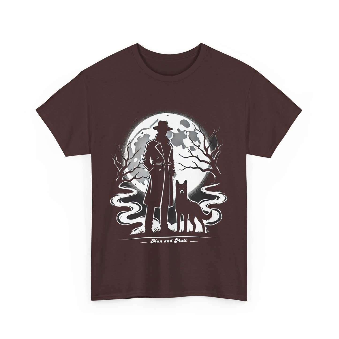 Man and Mutt Halloween Moon Tee