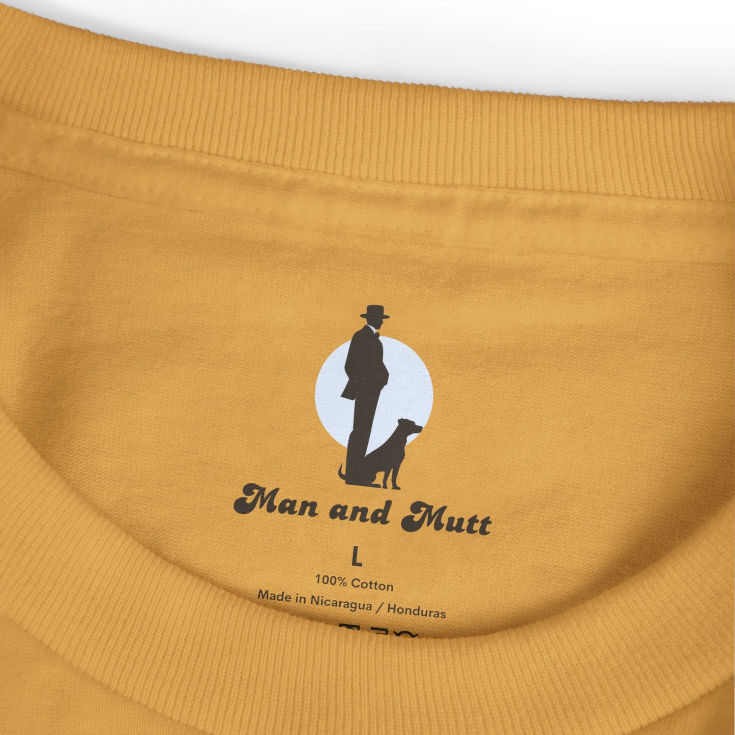 The Man And Mutt Logo Signature Tee