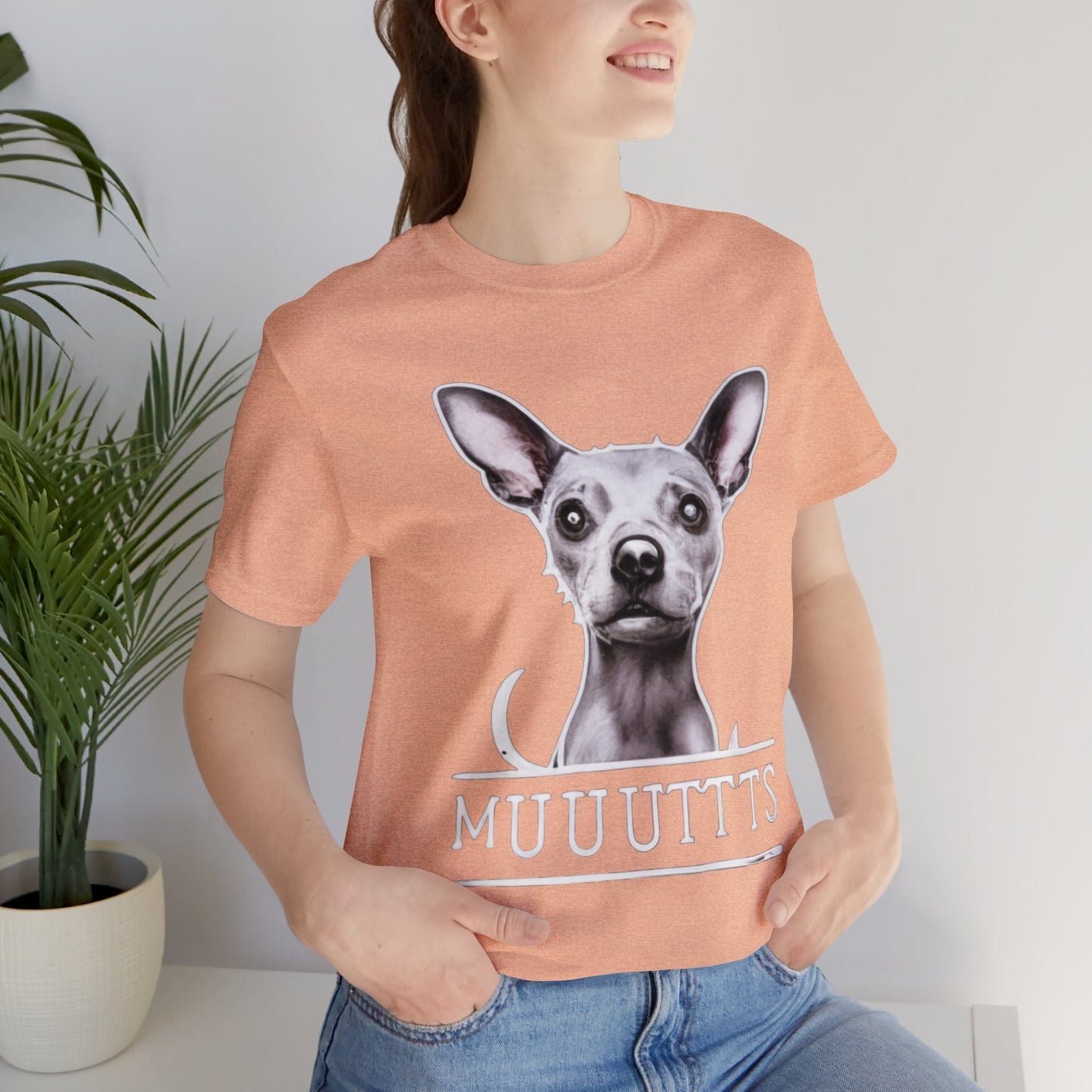 Muuuttts - Chihuahua Mutt Mischief - Unisex Jersey Short Sleeve Tee {Dog owner gift!}