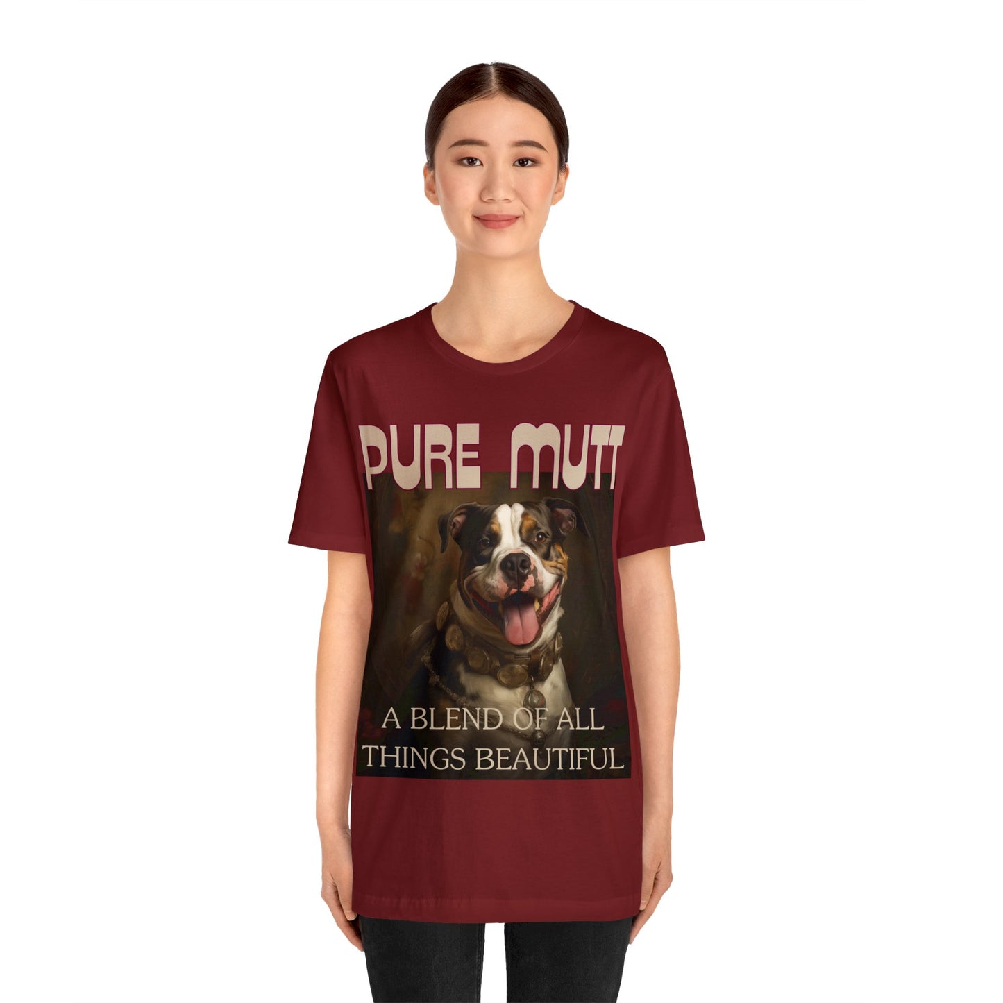 Pure Mutt A Blend of All Things Beautiful - Unisex Jersey Short Sleeve Tee