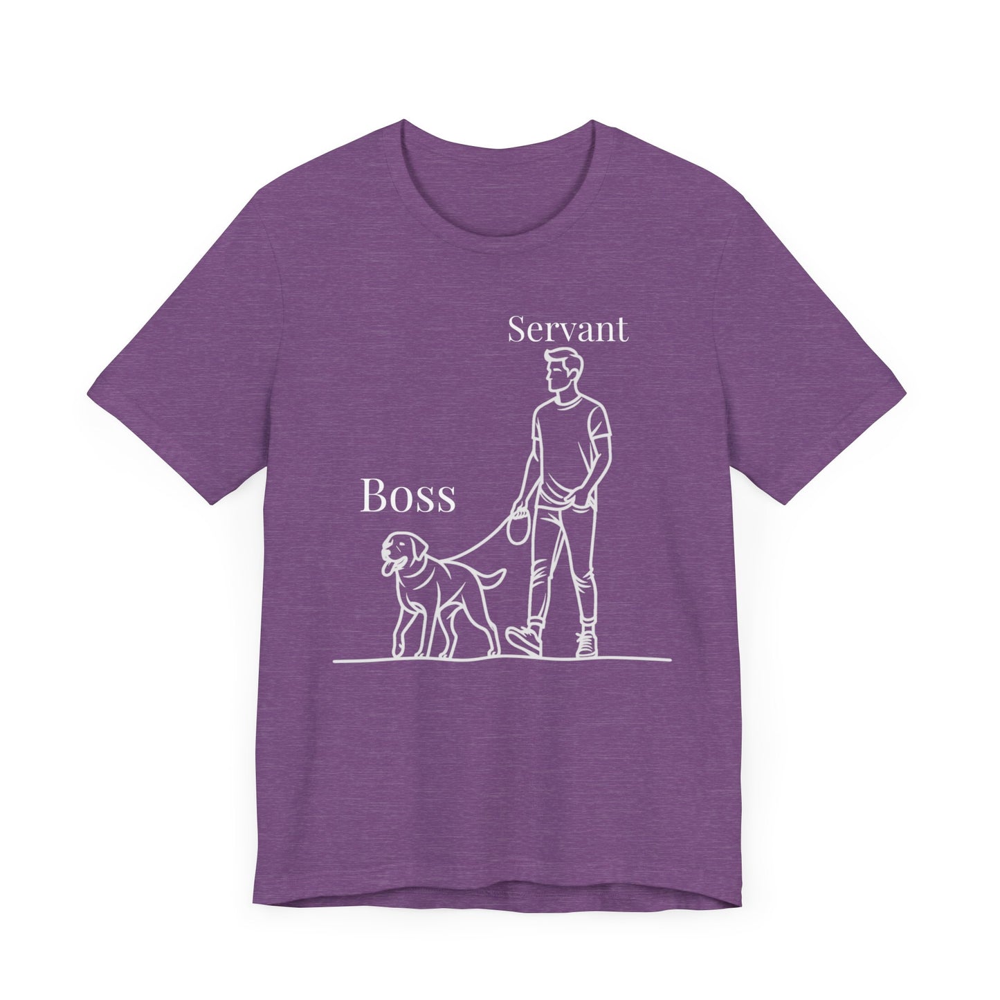 Boss and Servant Male - Unisex Jersey Short Sleeve Tee