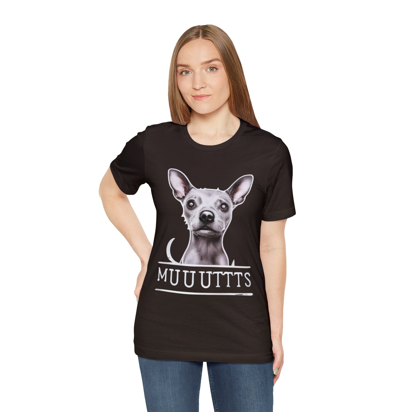 Muuuttts - Chihuahua Mutt Mischief - Unisex Jersey Short Sleeve Tee {Dog owner gift!}