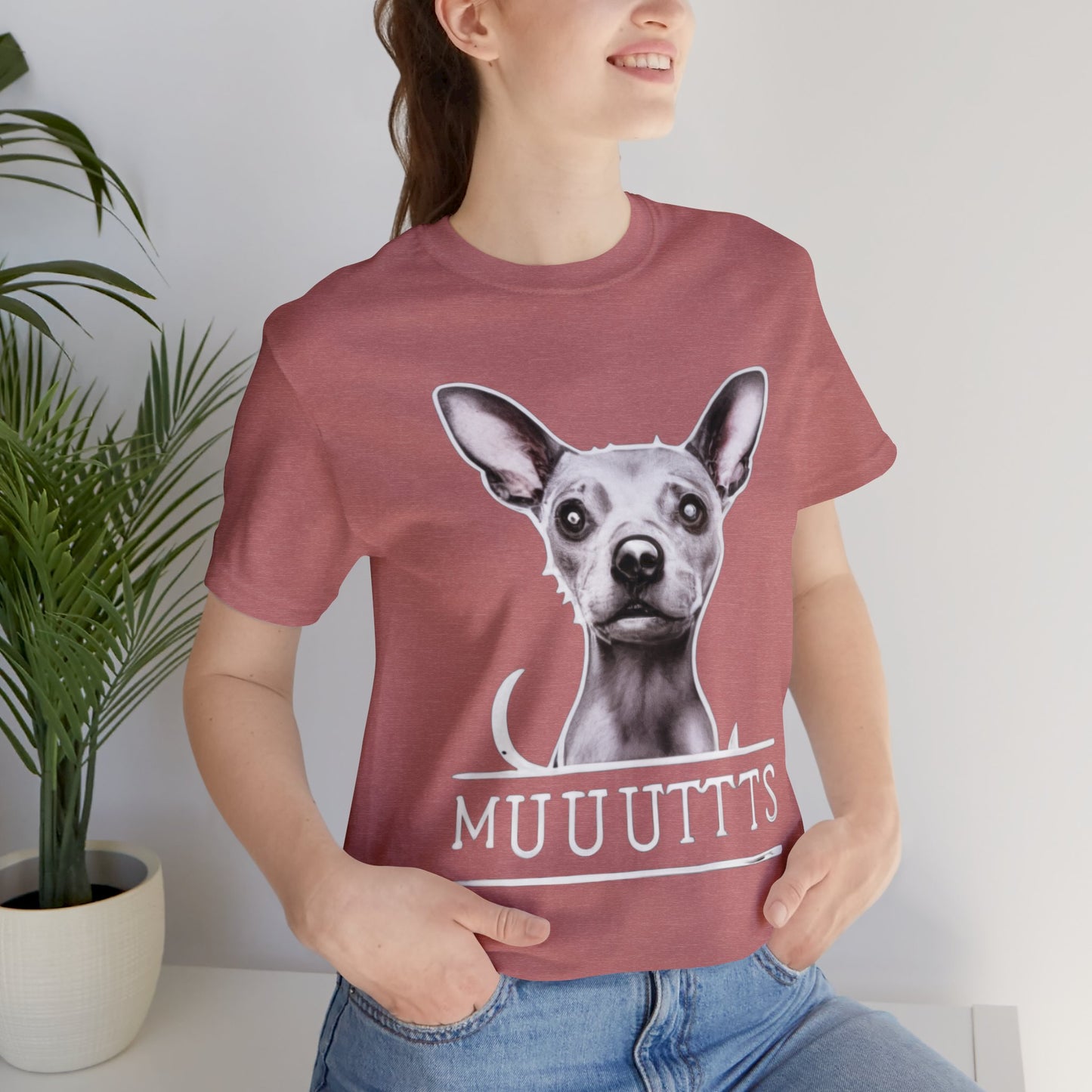 Muuuttts - Chihuahua Mutt Mischief - Unisex Jersey Short Sleeve Tee {Dog owner gift!}