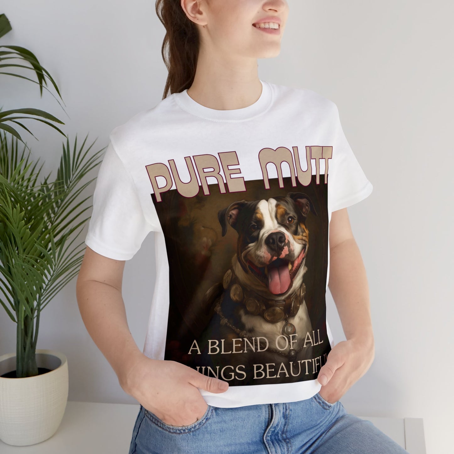 Pure Mutt A Blend of All Things Beautiful - Unisex Jersey Short Sleeve Tee