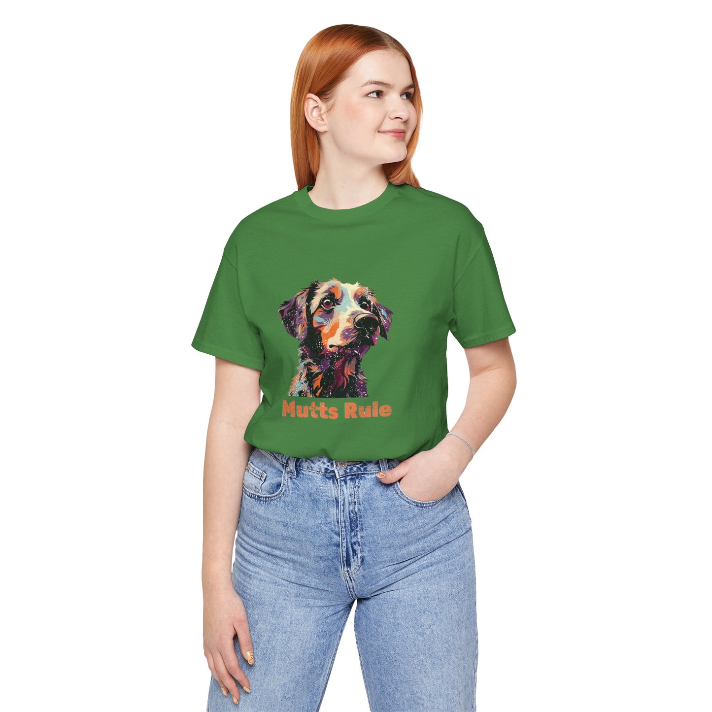 Mutts Color Splash - Unisex Jersey Short Sleeve Tee